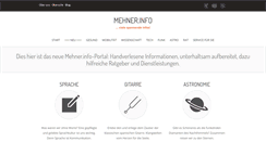 Desktop Screenshot of mehner.info